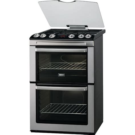 zanussi double oven gas cookers